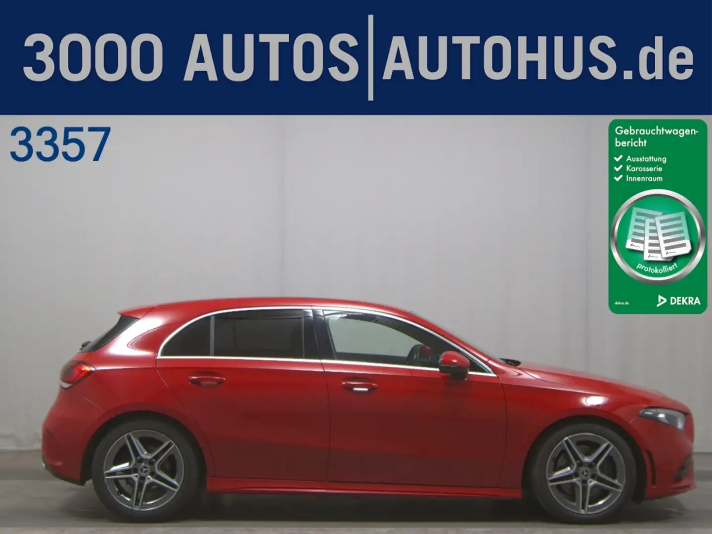 Mercedes-Benz A 220 d 4M AMG-Line MBUX Navi RFK LED Distr.+ Roşu - 1