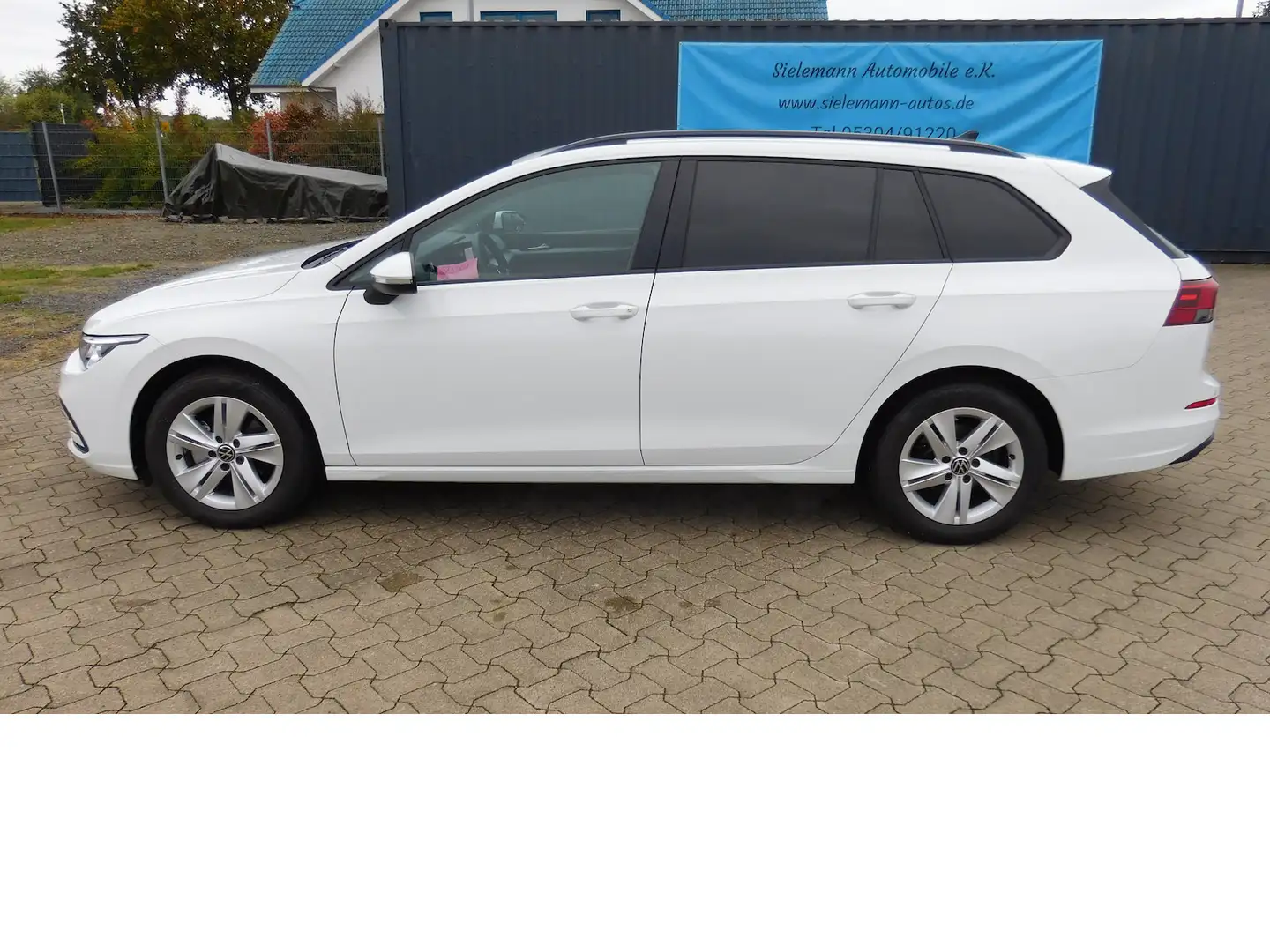 Volkswagen Golf Variant VII 1.5 Life TGI CNG DSG Navi Blanc - 1