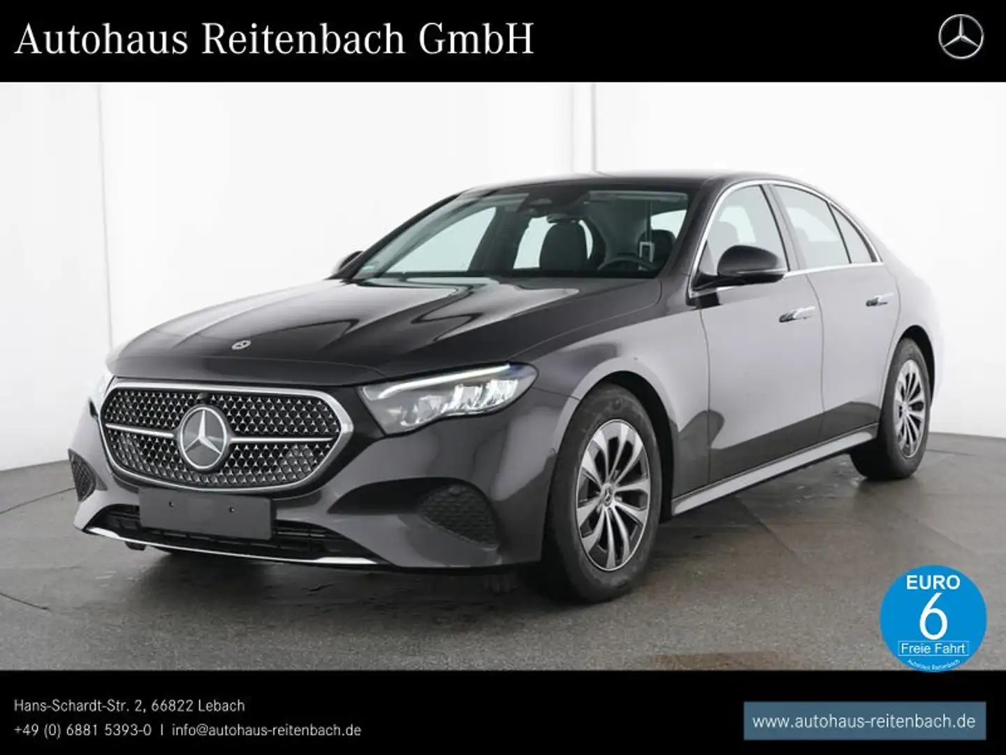 Mercedes-Benz E 220 E220D LIMO AVANTGARD DISTR TOTWI+AMBIENT+NAV+LED Grau - 1