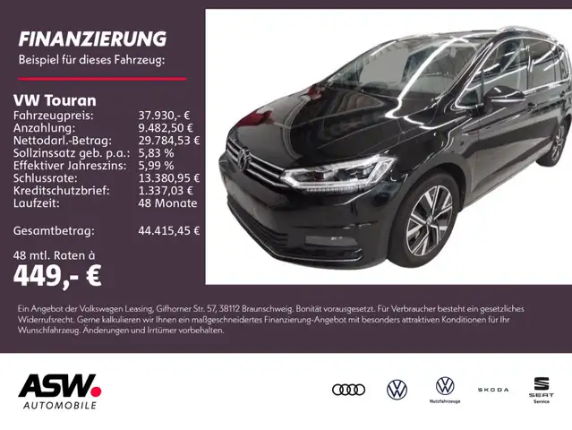 Volkswagen Touran Highline 2.0TDI AHK PANO STDHZ 7Sitze RFK