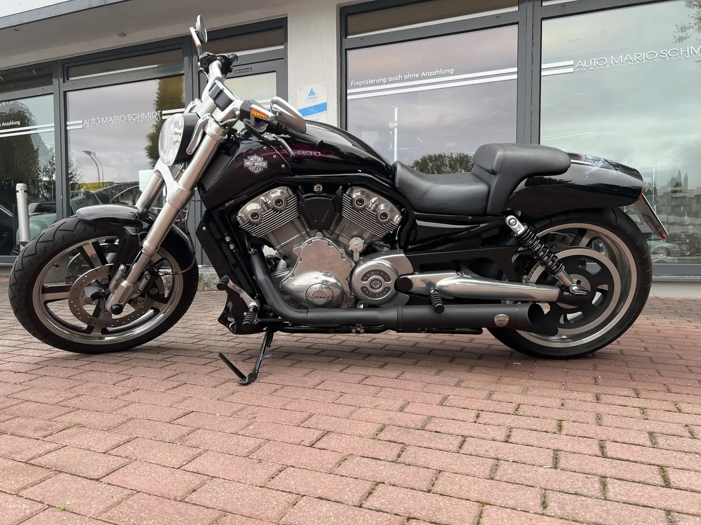 Harley-Davidson V-Rod VRSCF Muscle *Penzel Klappenauspuff*260er* Fekete - 1