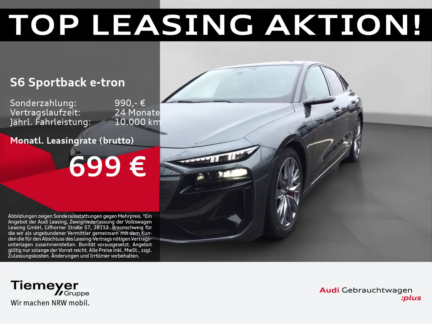 Audi S6 e-tron EDT. ONE GREY BuO PANO oLED Gris - 1