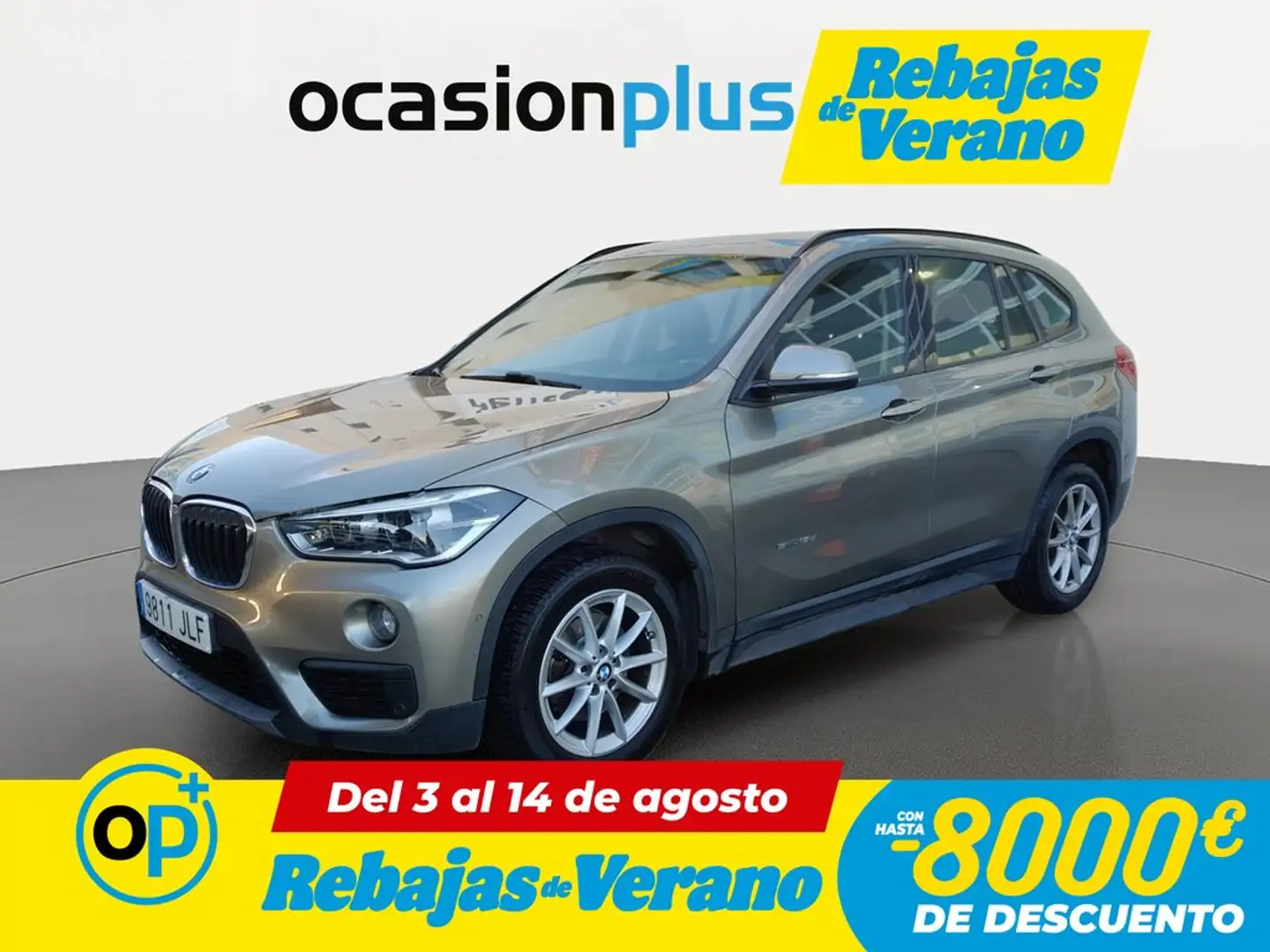 BMW X1 sDrive 18dA Gris - 1