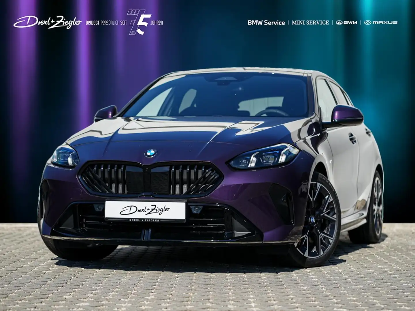 BMW 120 M-SportPRO KoZg AdLED PANO eKlappe 2-ZKlima Violett - 1