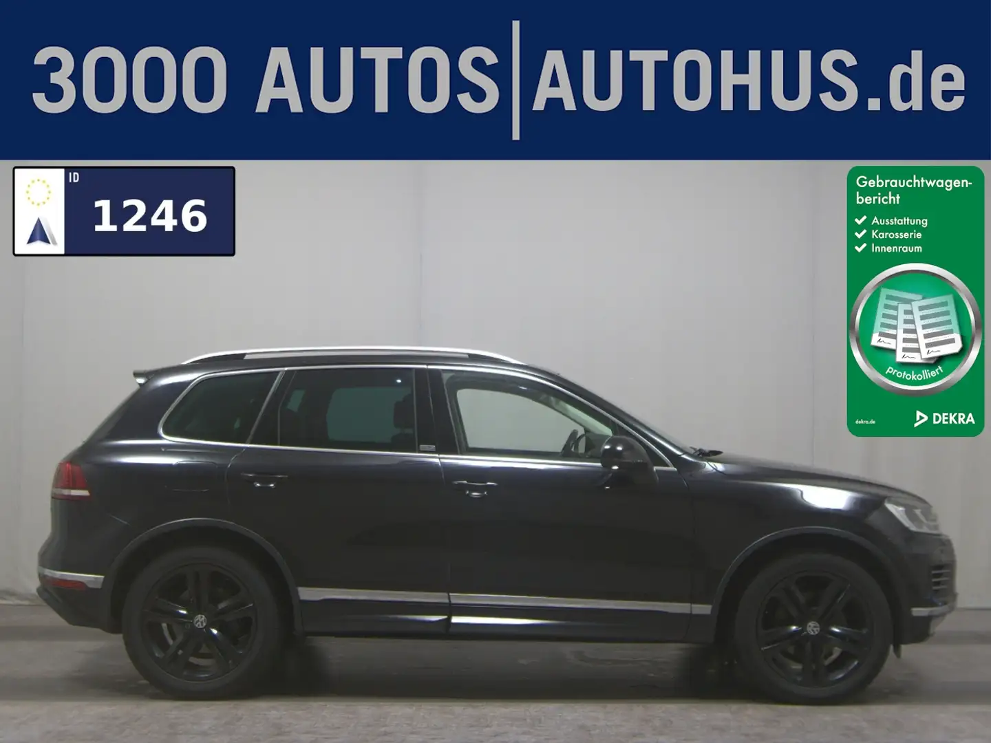 Volkswagen Touareg 3.0 TDI Exclusive Ed. Luft Navi Pano AHK Noir - 1