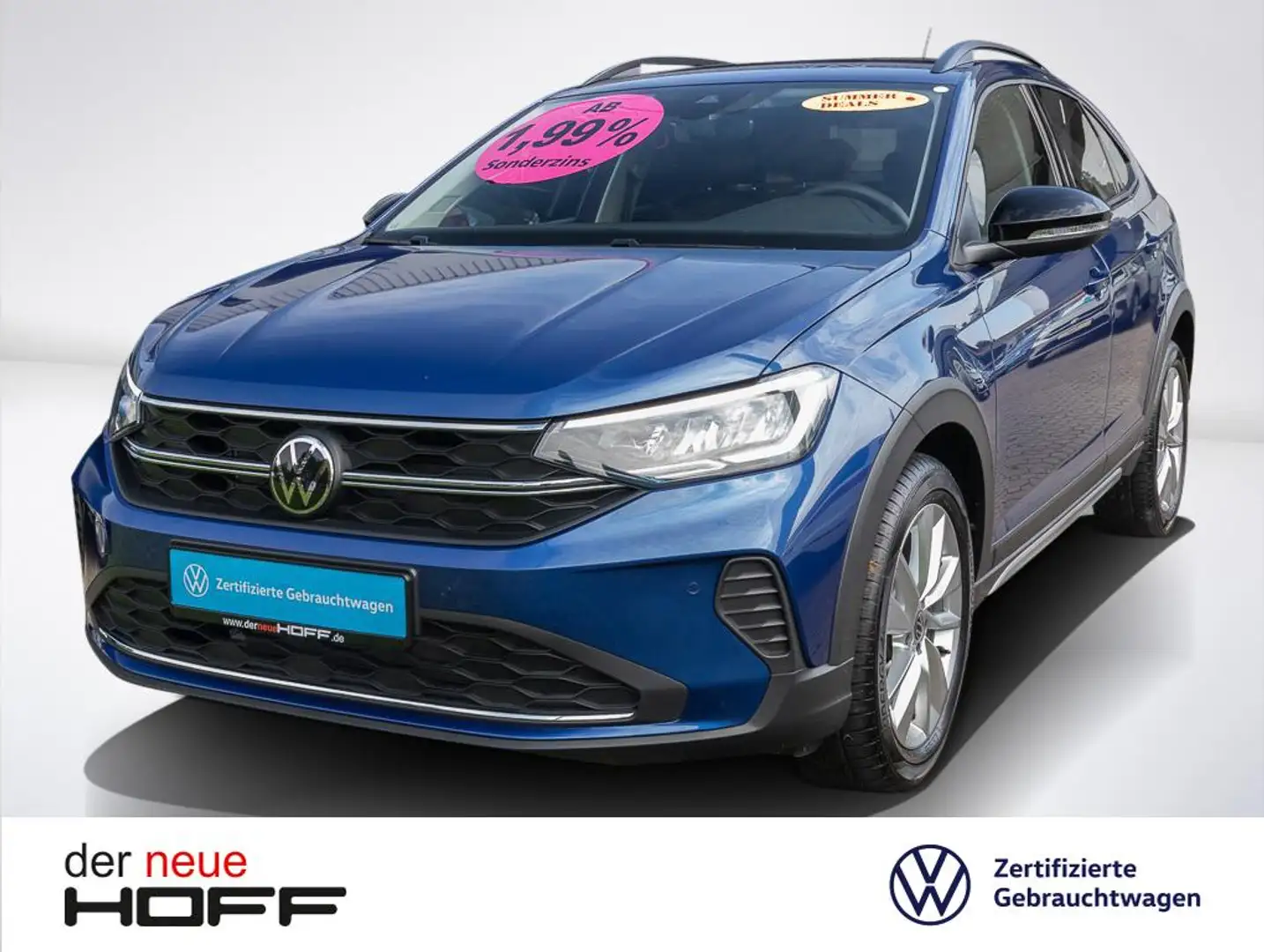 Volkswagen Taigo 1.0 TSI GOAL Kamera APP LED Anschlussgarantie Bleu - 1