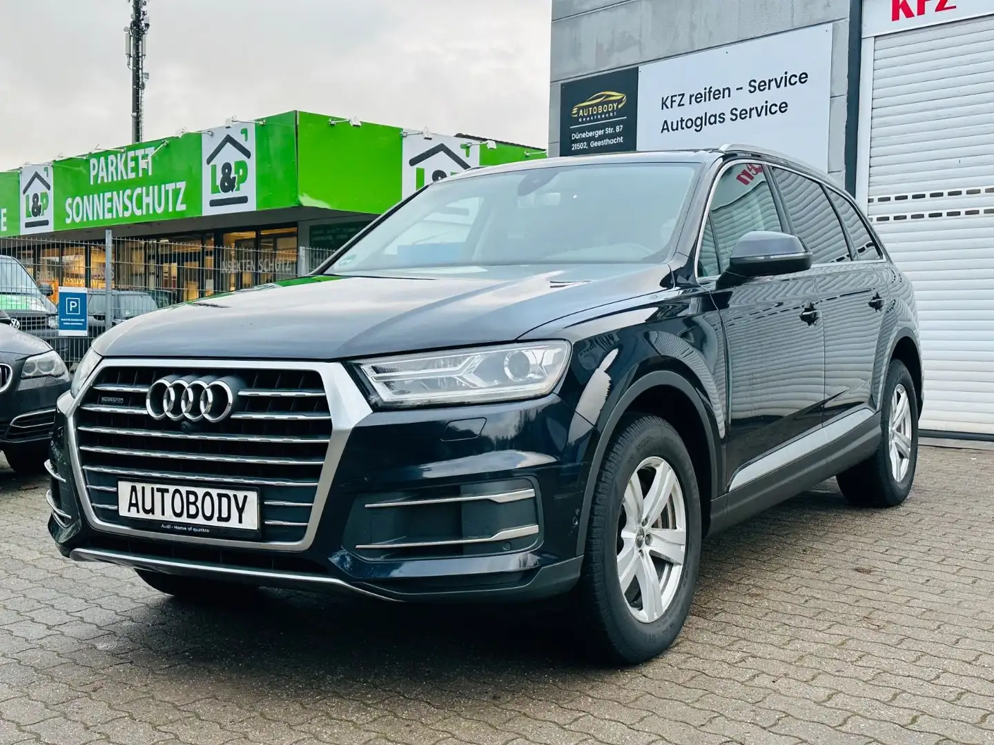 Audi Q7 3.0 TDI quattro,7 sitze ,Vollausstatung,Topzu Blau - 1