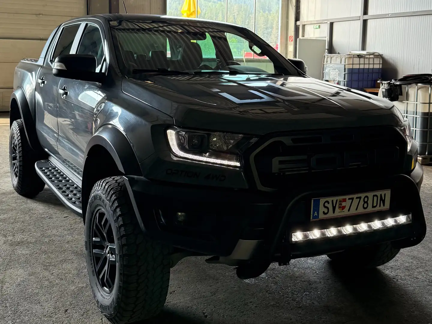 Ford Ranger Raptor 2.0 BiTurbo Diesel Gris - 2