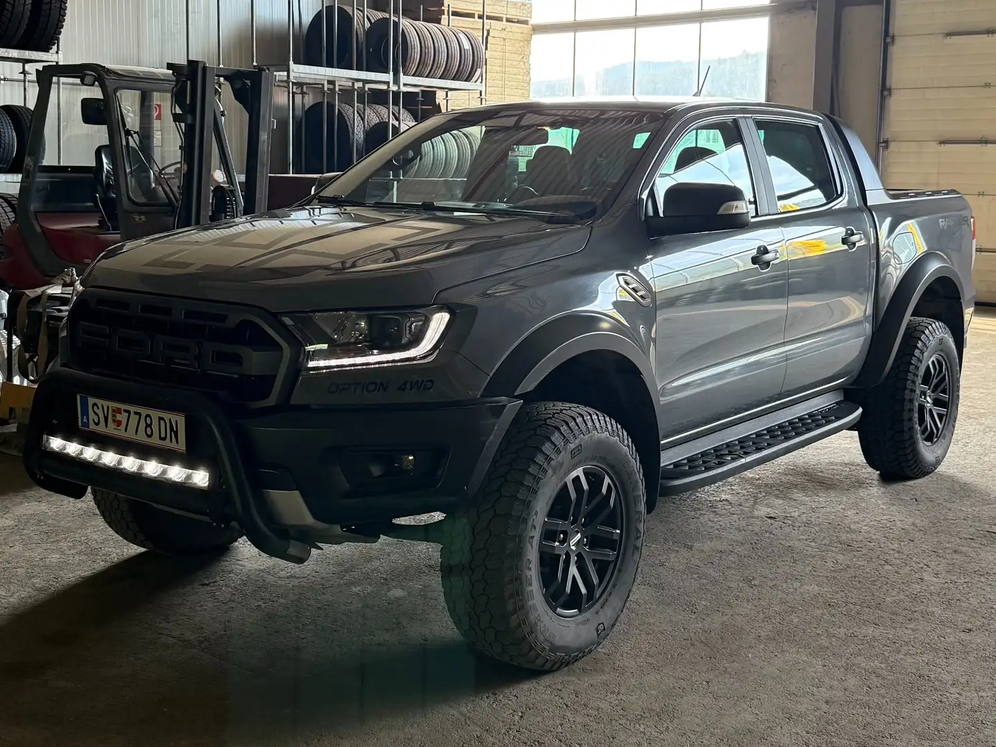 Ford Ranger Raptor 2.0 BiTurbo Diesel Gris - 1