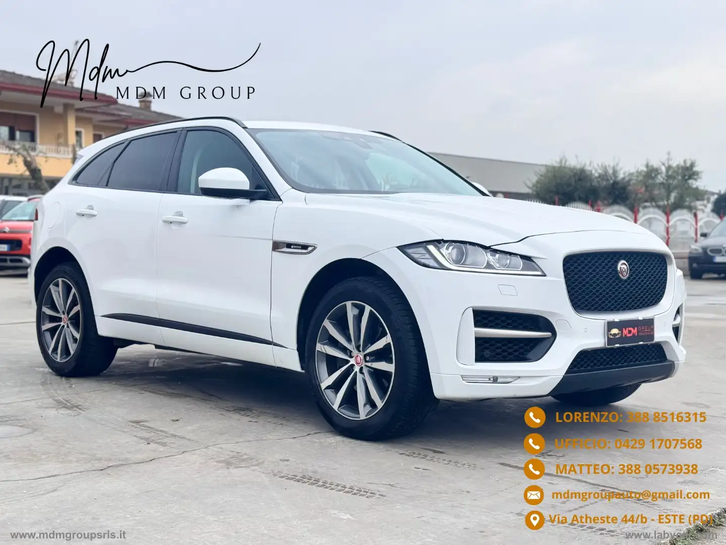 Jaguar F-Pace 3.0 D V6 300 CV AWD aut. R-Sport Blanc - 2