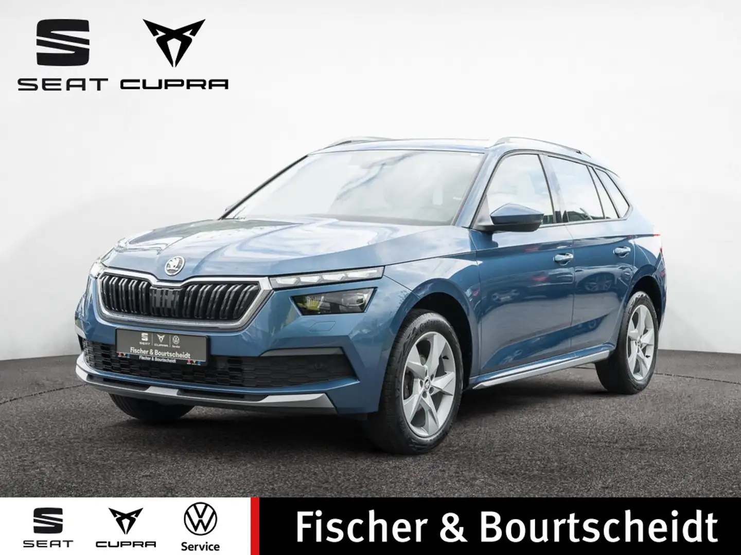 Skoda Kamiq 1.0 TSI Style NAVI KAMERA SHZ LED PDC Bleu - 1