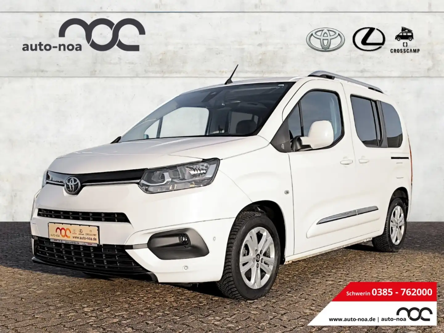 Toyota Proace City Verso L1 Team Deutschland Panorama ACC Apple CarPl Blanc - 1