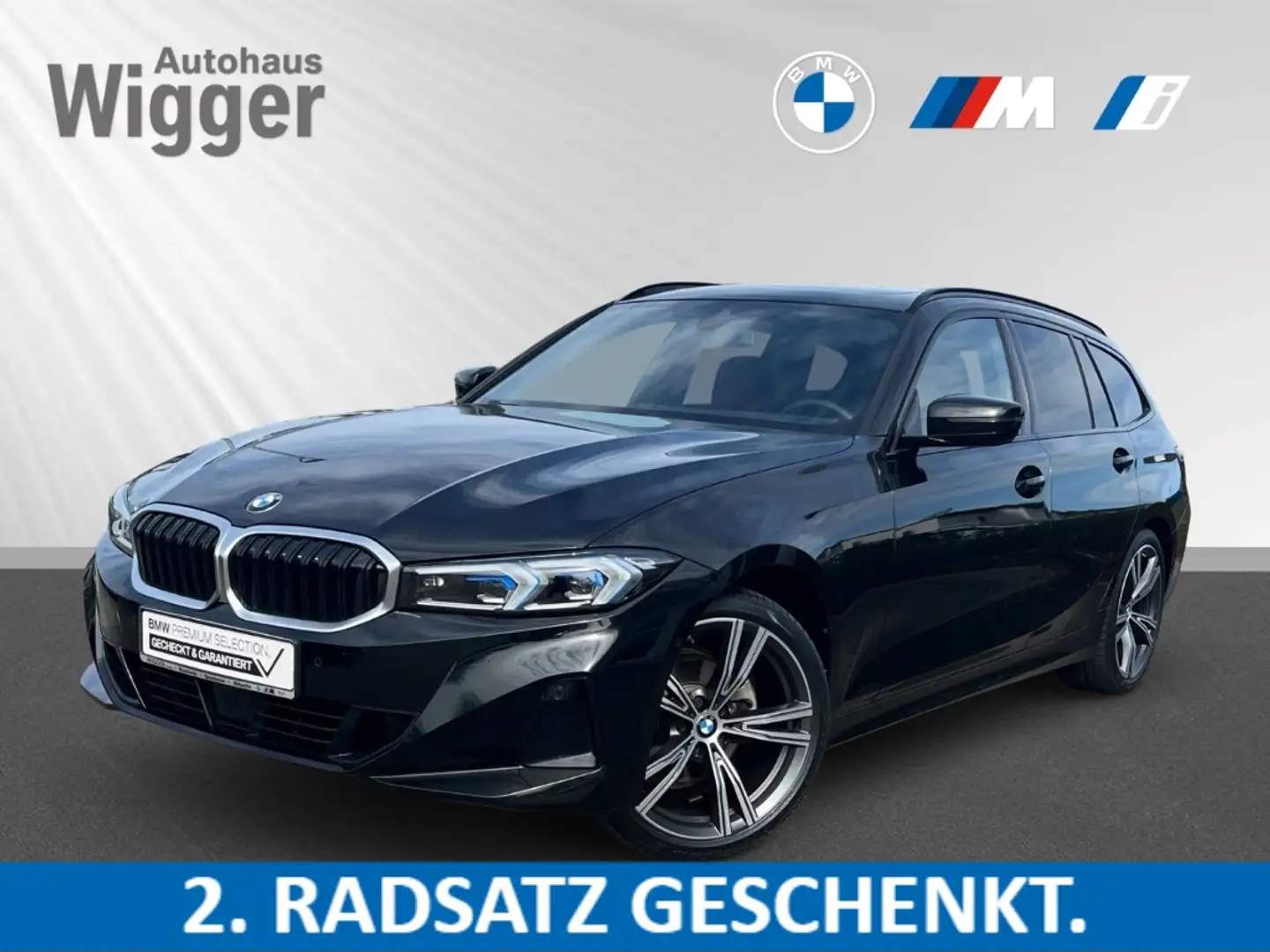 BMW 320 d xDrive touring/HUD/StandHZG/AHK/Panodach Schwarz - 1