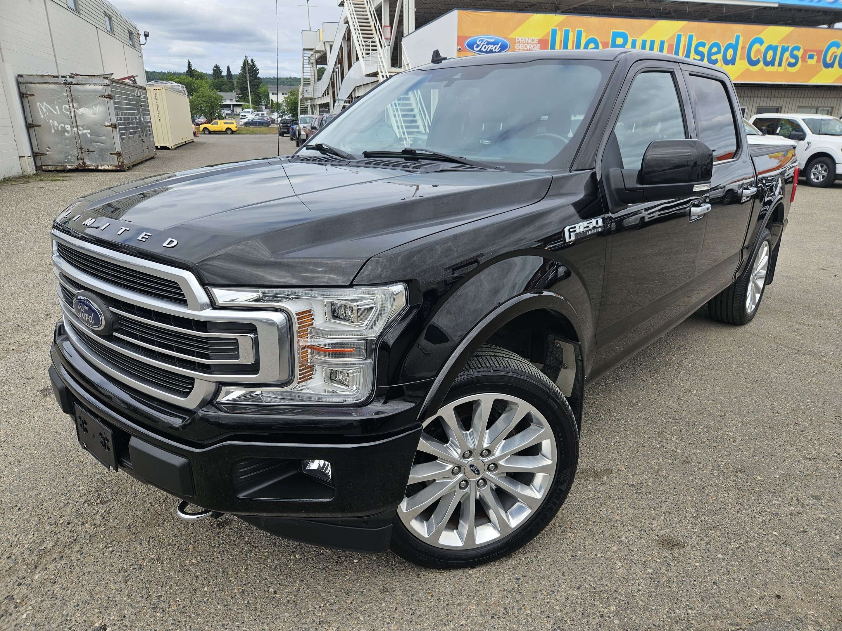 Black 2018 Ford F-150 Pickup Truck Four-Wheel Drive Automatic