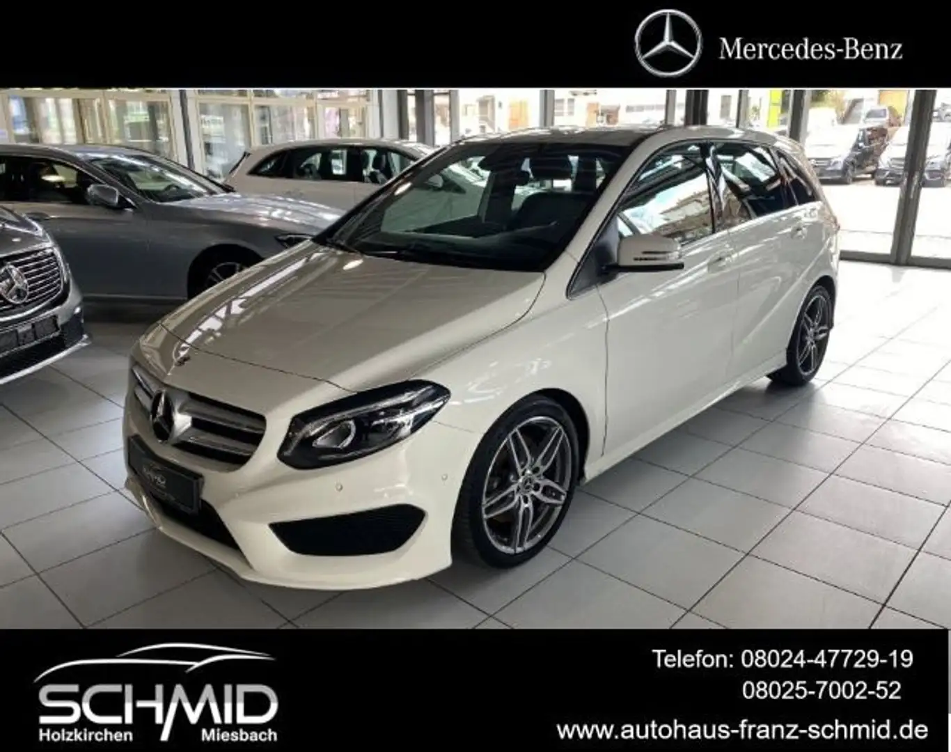 Mercedes-Benz B 220 d AMG LED STHZG SOUND Keyless Sound Navi Weiß - 1