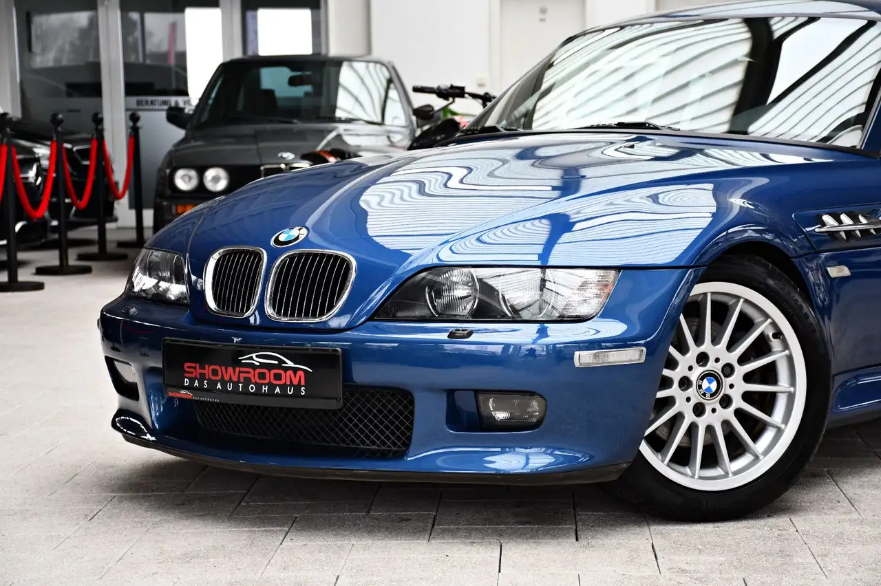 BMW Z3 Coupé 3.0i 231 ch BVA • Topasblau • 71 277 km • Historique complet • TVA récupérable