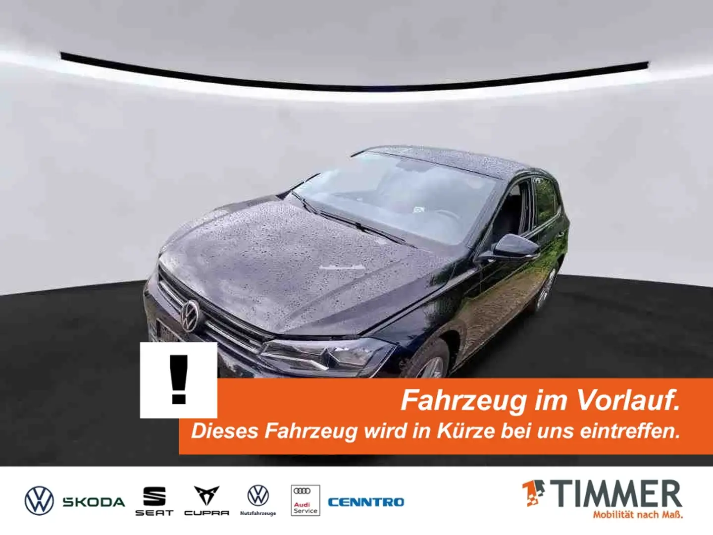 Volkswagen Polo 1.0 TSI UNITED *RKAM *LM16" *NAVI *SHZ *PDC * Zwart - 1