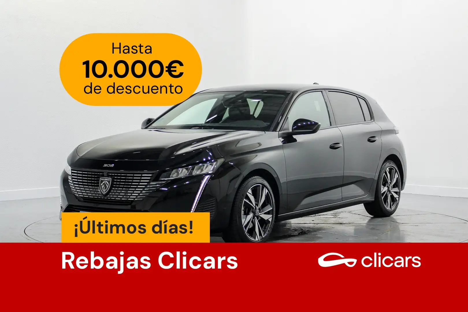 Peugeot 308 1.2 PureTech S&S Allure EAT8 130 Noir - 1