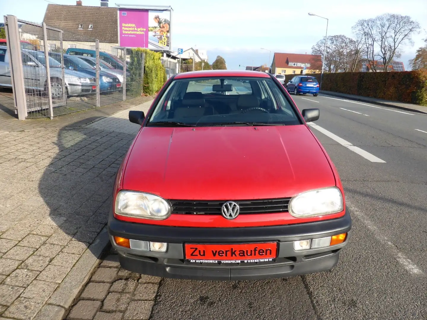 Volkswagen Golf III GT 1,8L Benzin 66KW Servo,ZV,Nebel,1HD Kırmızı - 2