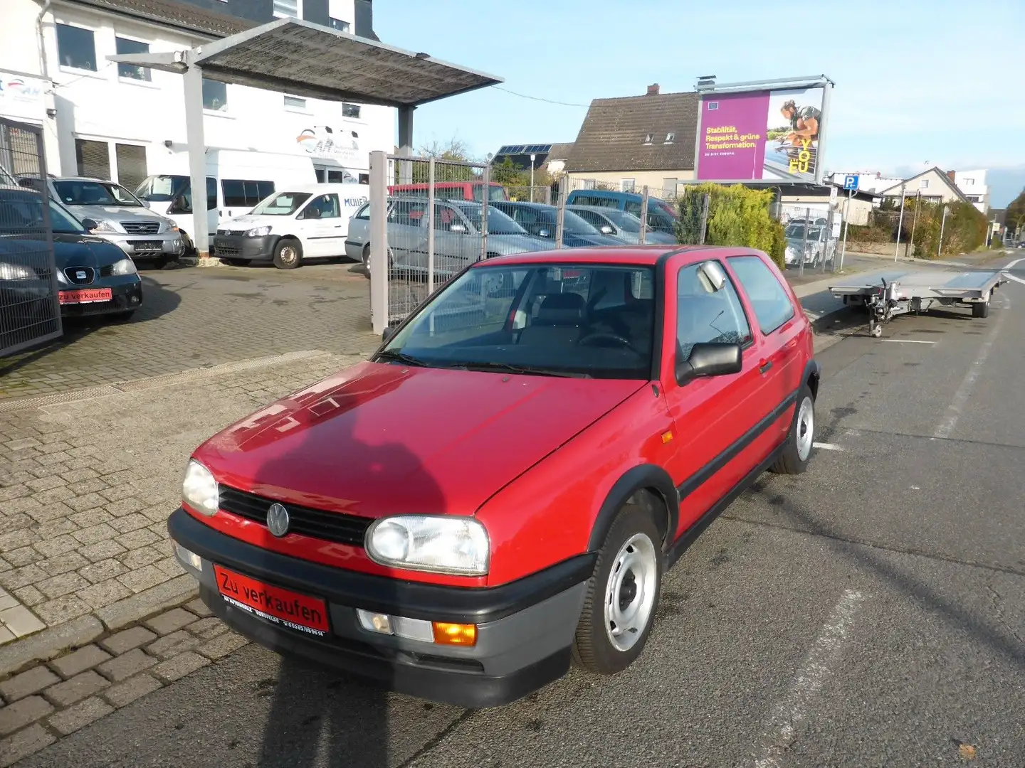 Volkswagen Golf III GT 1,8L Benzin 66KW Servo,ZV,Nebel,1HD Czerwony - 1