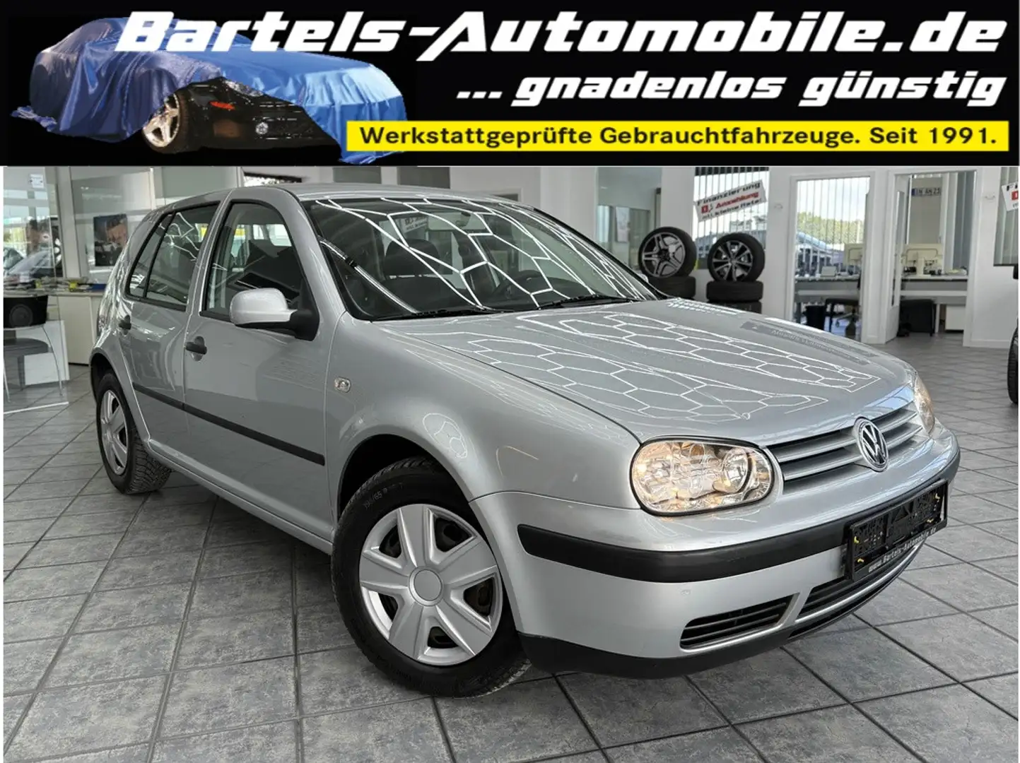 Volkswagen Golf IV 1.6 Edition, Klima, HU 10 26, Automatik! Zilver - 1