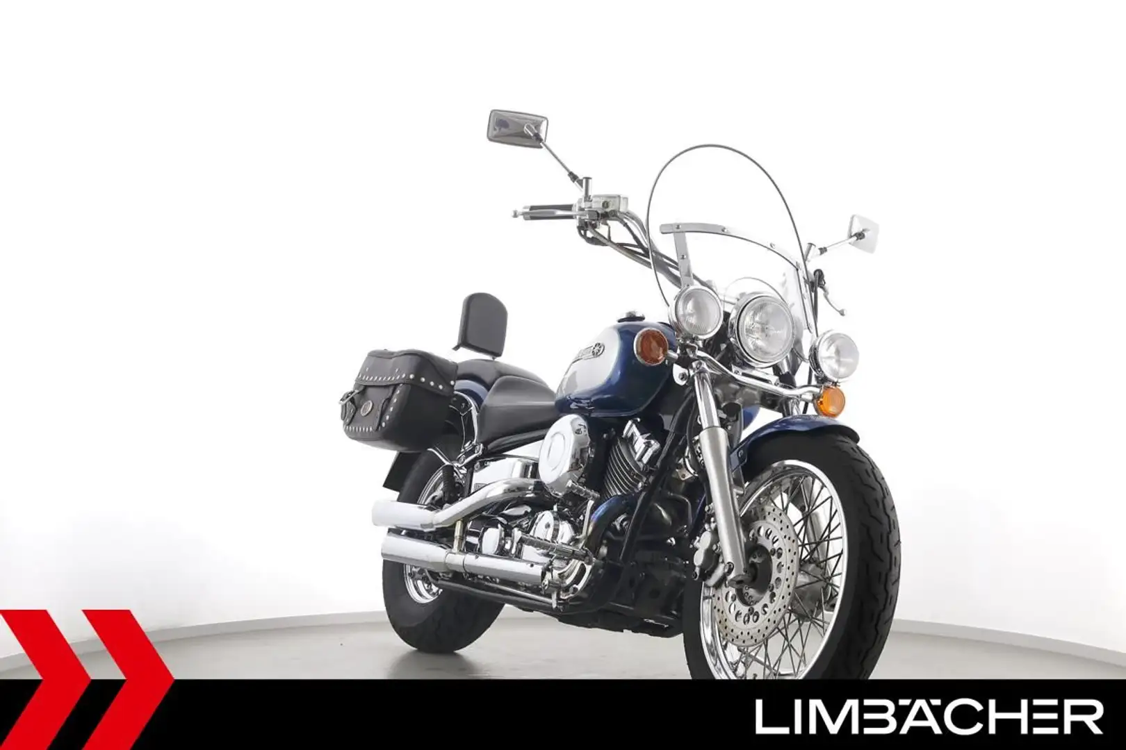 Yamaha XVS 650 DRAG STAR - BSM-VLine-Auspuff Blue - 2
