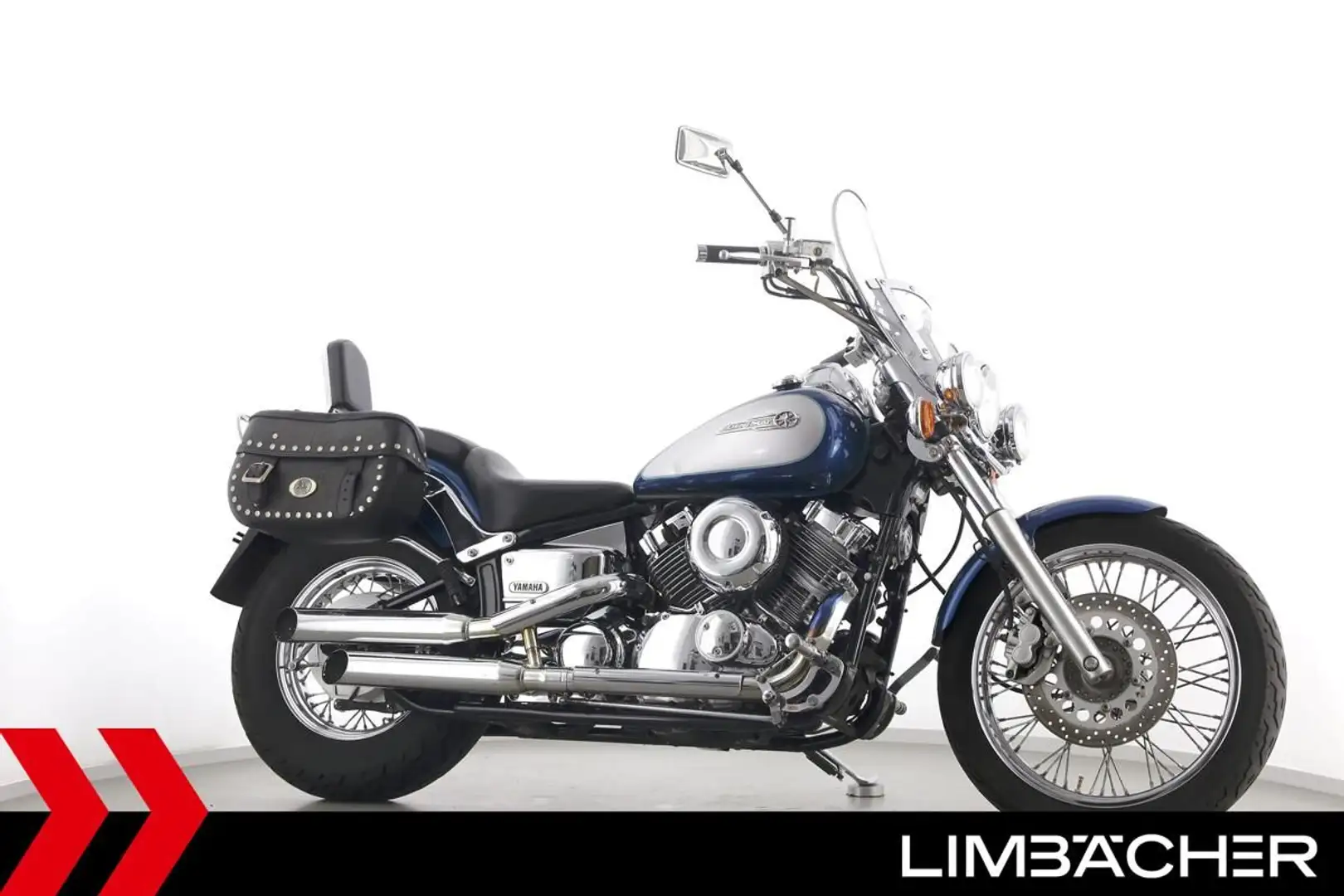 Yamaha XVS 650 DRAG STAR - BSM-VLine-Auspuff Blue - 1