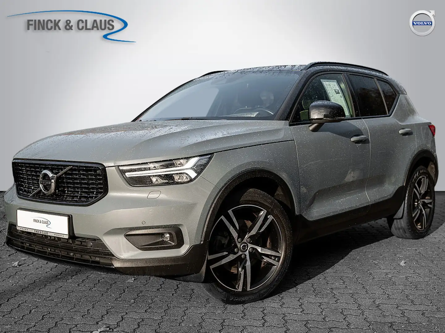 Volvo XC40 D4 AWD R Design ACC, AHK Gris - 1