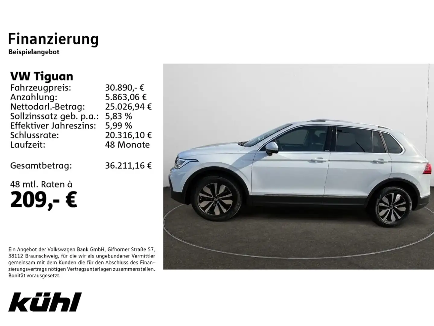 Volkswagen Tiguan 1.5 TSI DSG BMT Move Navi,AHK, Weiß - 2