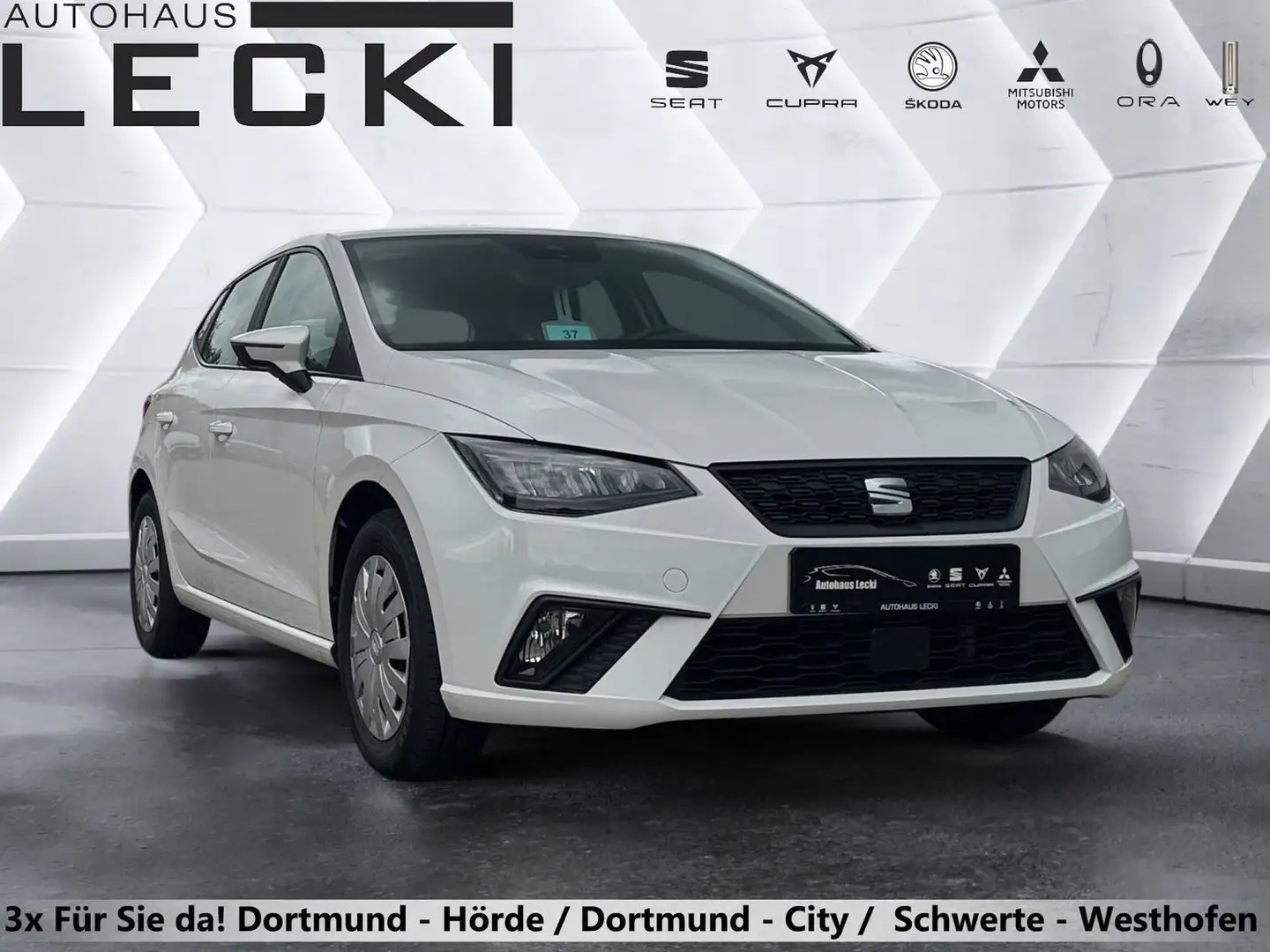 SEAT Ibiza Reference 1.0 MPI *SHZ*KLIMA*LED*PDC*NSW*MJ22 Blanc - 1