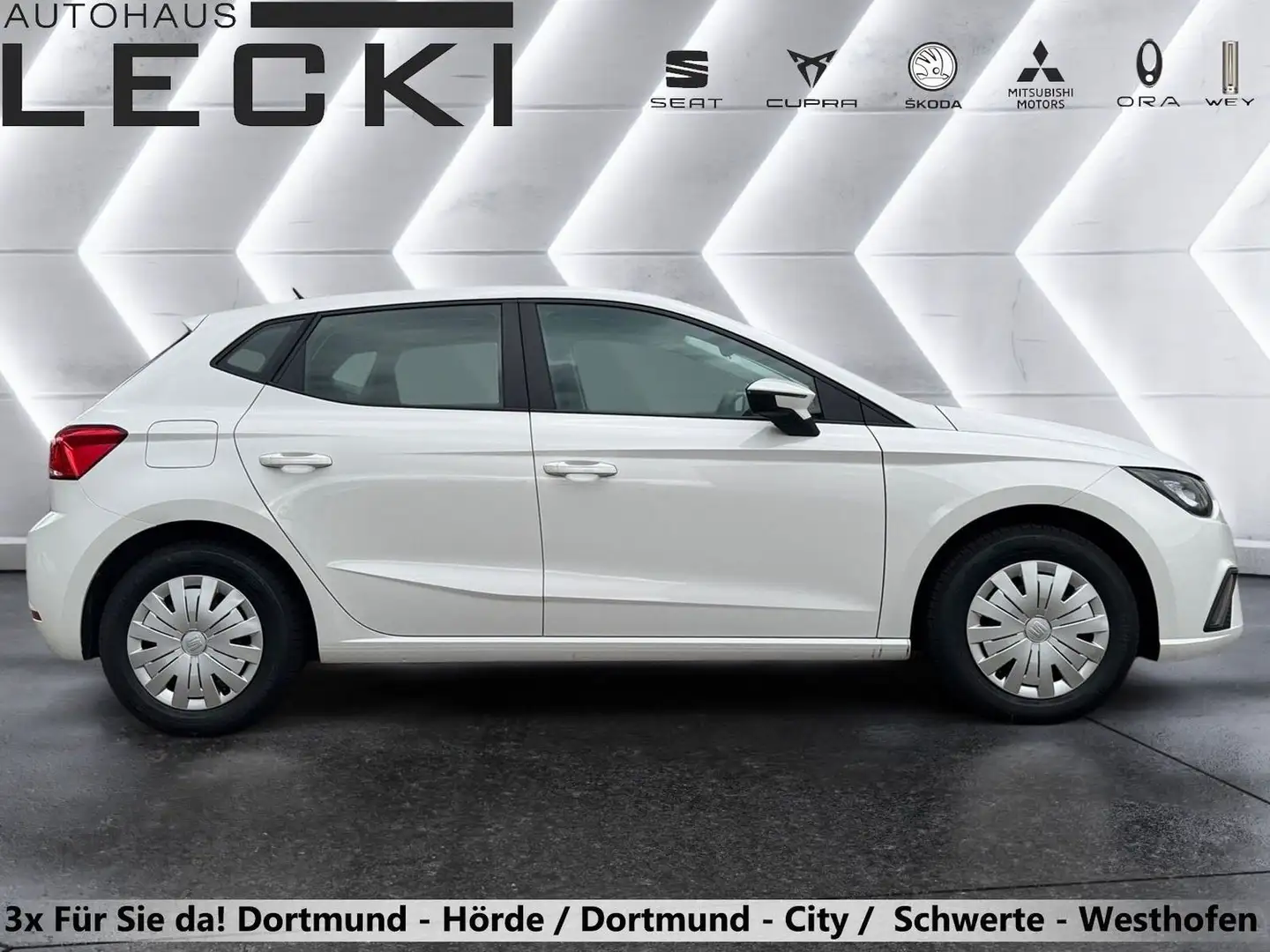 SEAT Ibiza Reference 1.0 MPI *SHZ*KLIMA*LED*PDC*NSW*MJ22 Blanc - 2