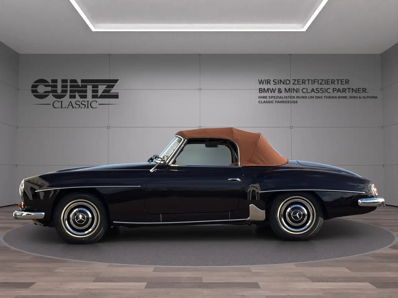 Mercedes-Benz 190 SL Cabriolet ++ 1A ZUSTAND ++ SELTENE FARBKOMBI, foto 9