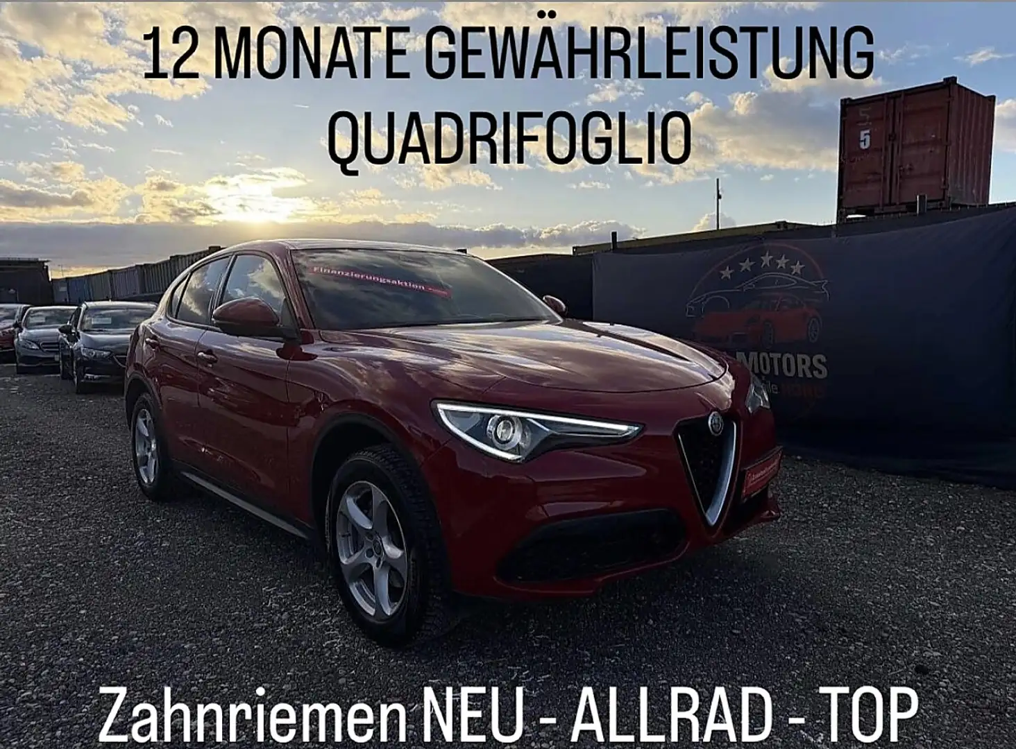 Alfa Romeo Stelvio Q4 2.2 - ALLRAD - MEGA Ausstattung - TOP - Rot - 1