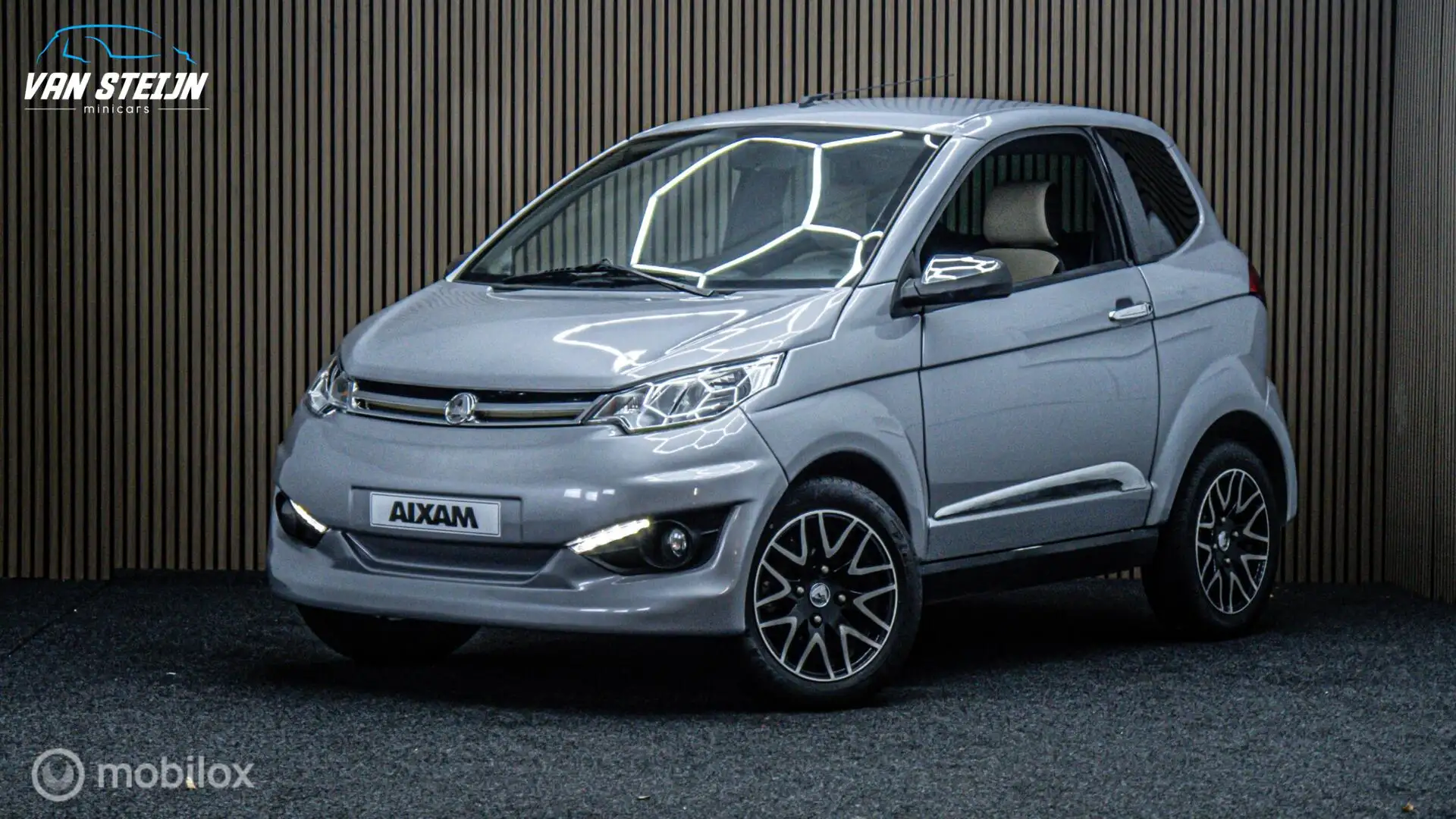 Aixam City Brommobiel Premium | Nieuwstaat | 25dkm Gris - 2