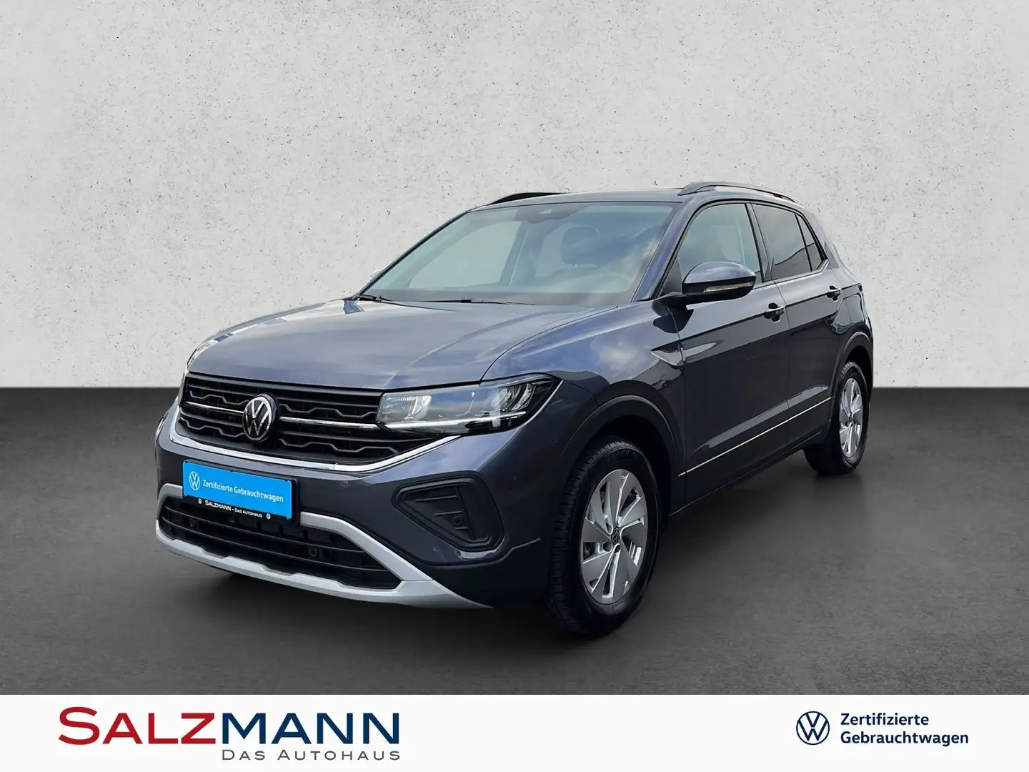 Volkswagen T-Cross 1.0 TSI Life, Navi, Kamera, LED, ACC KLI Grijs - 1