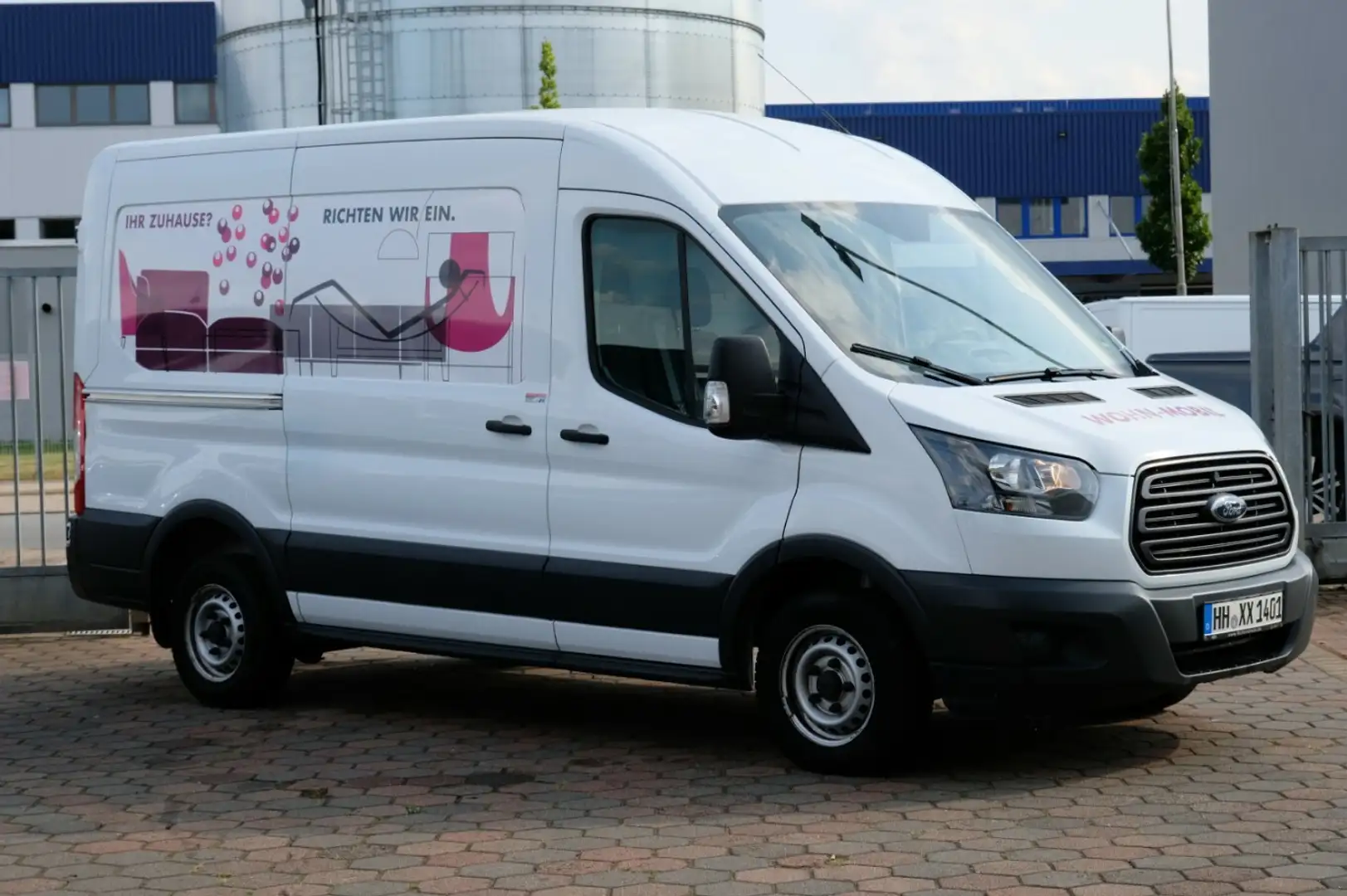 Ford Transit Kasten 290 L2 1. Hand Deutsches Fahrzeug Blanc - 2