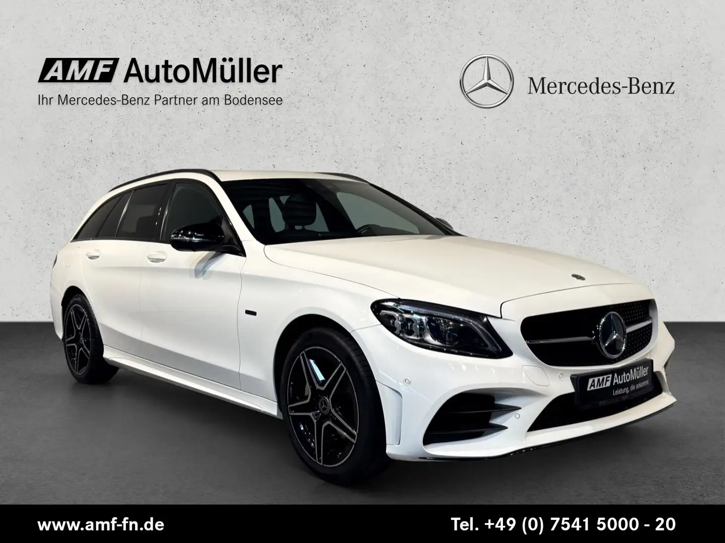 Mercedes-Benz C 300 C 300 T e AMG Line +NIGHT+AHK+MB-LED+360°+NAVI+ Blanco - 1