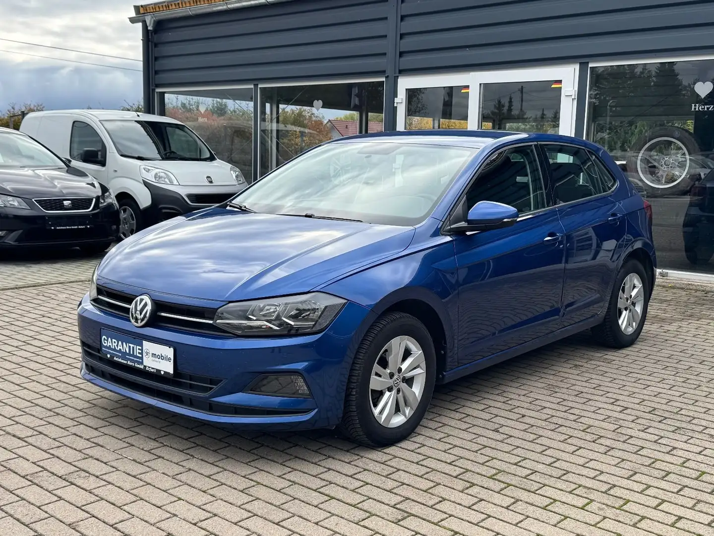 Volkswagen Polo VI*Garantie*PDC*Klima*Tempomat*TUV Azul - 1