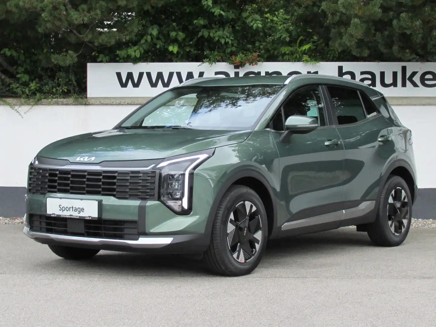 Kia Sportage 1,6 TGDI DCT Silber Facelift Grün - 1