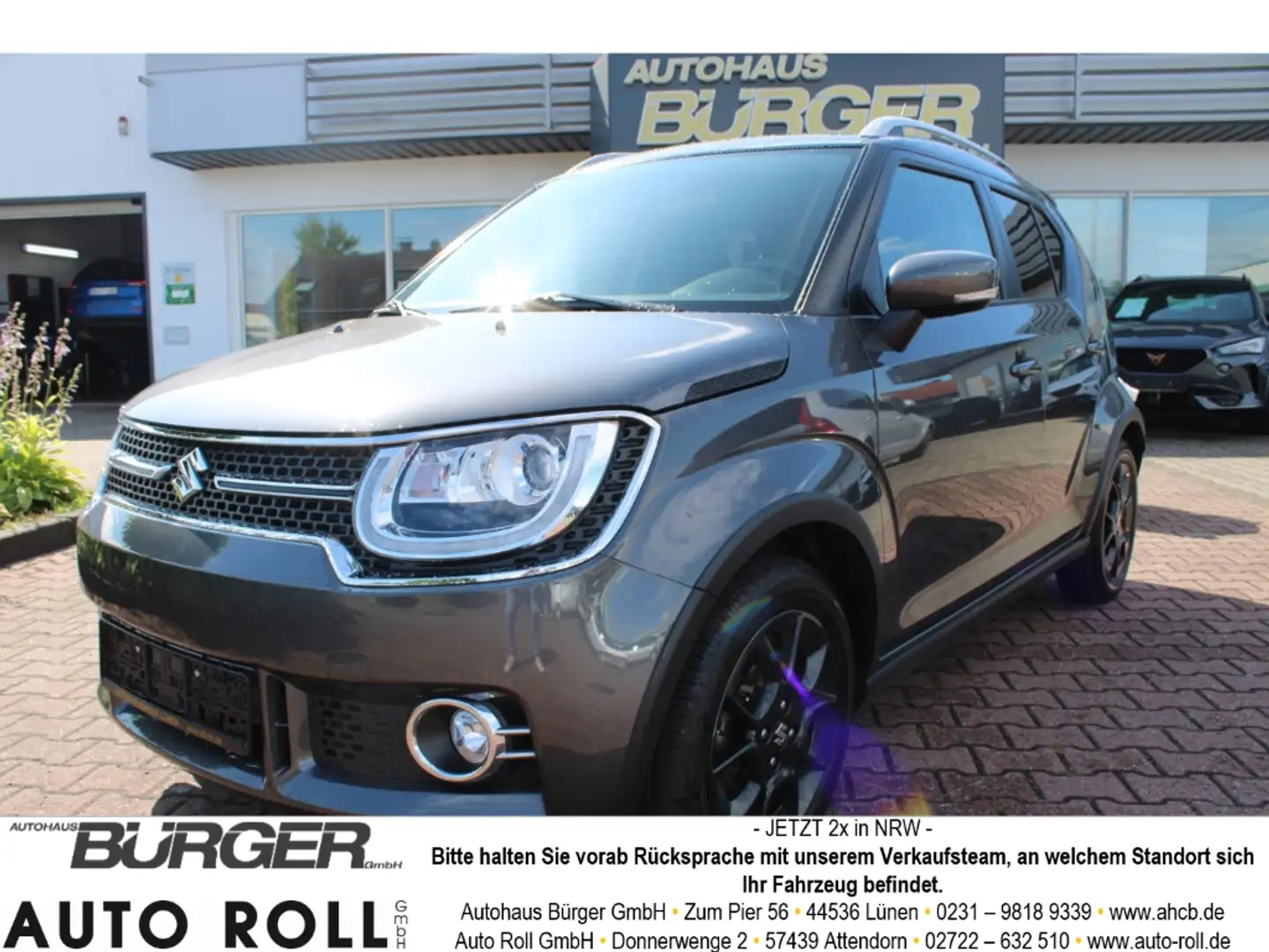 Suzuki Ignis Comfort+ 4x4 1.2 Navi Kamera LED DAB SHZ Apple Car Grau - 1