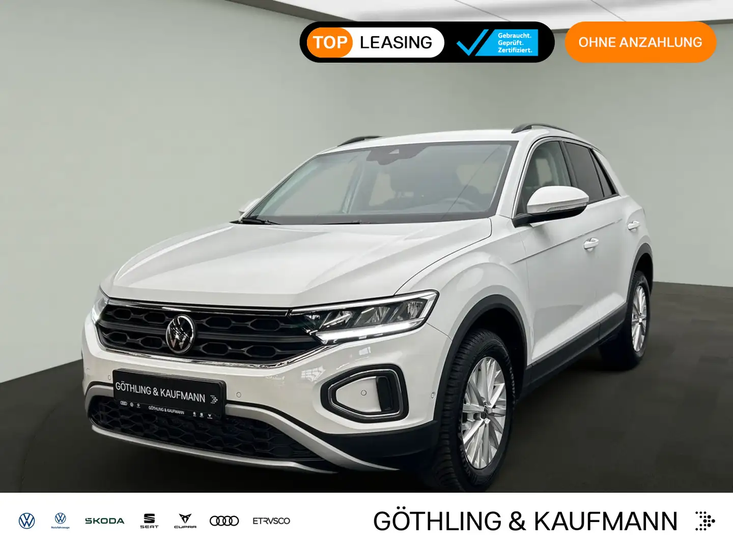 Volkswagen T-Roc 1.0 TSI LIFE*LED*DIGITAL*NAVI*PDC*SHZ*16ZO Wit - 1