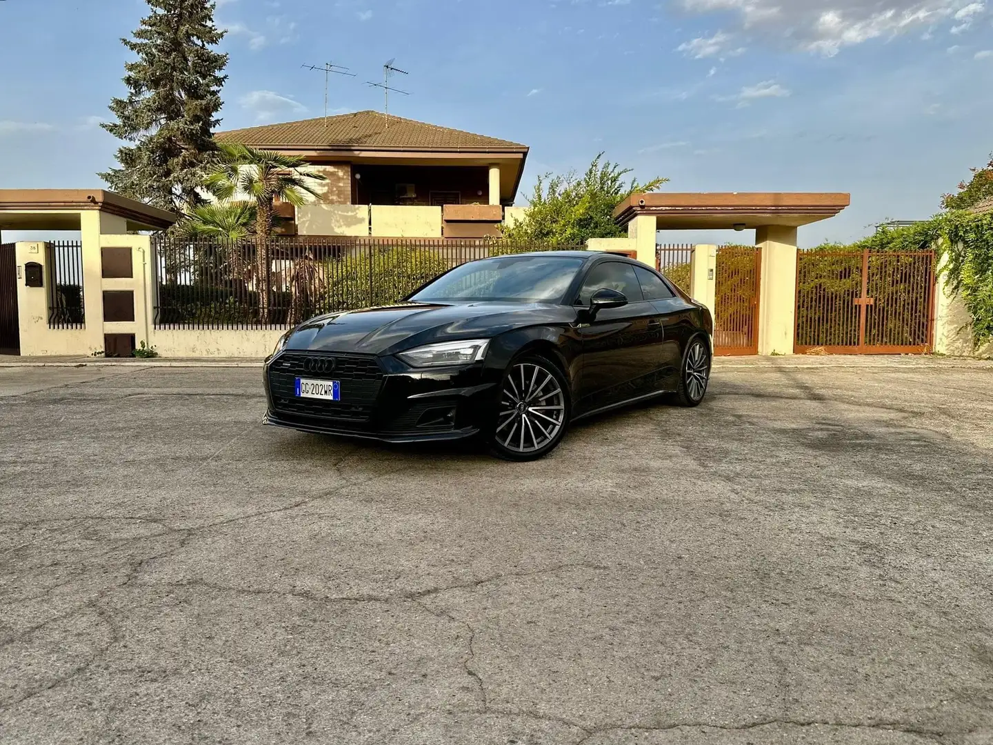 Audi A5 Audi A5 coupè 40 2.0 s-line full optional Nero - 1