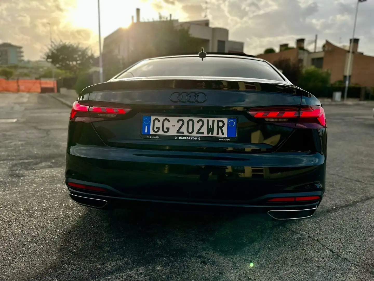 Audi A5 Audi A5 coupè 40 2.0 s-line full optional Nero - 2