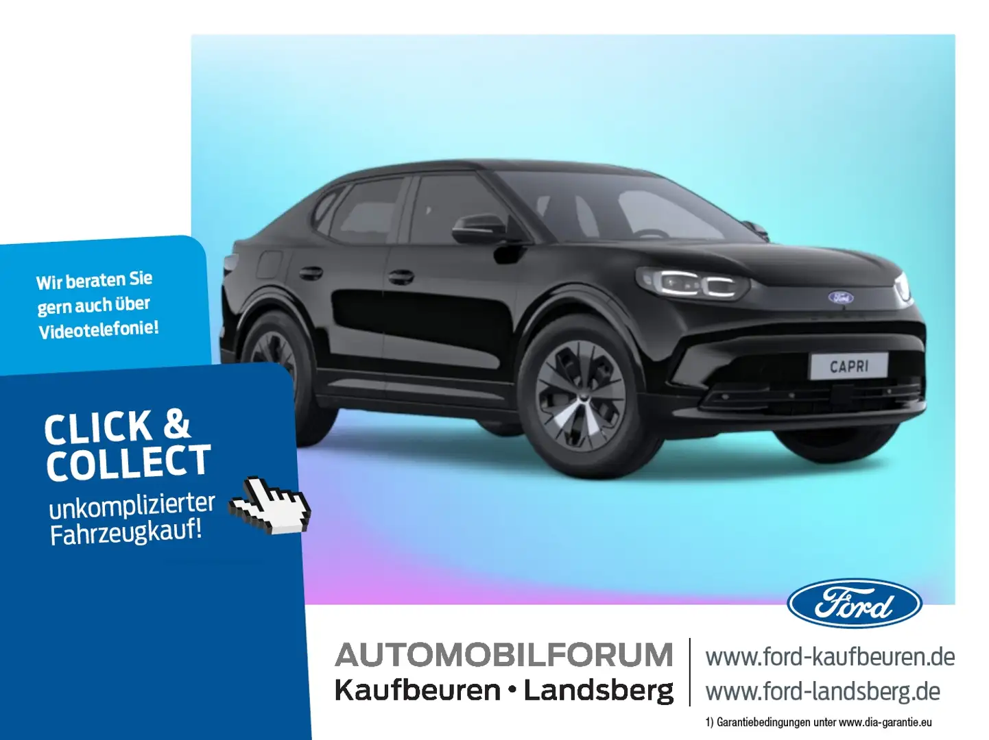 Ford Capri Ext. Range | CAM | LED | 19 Schwarz - 1