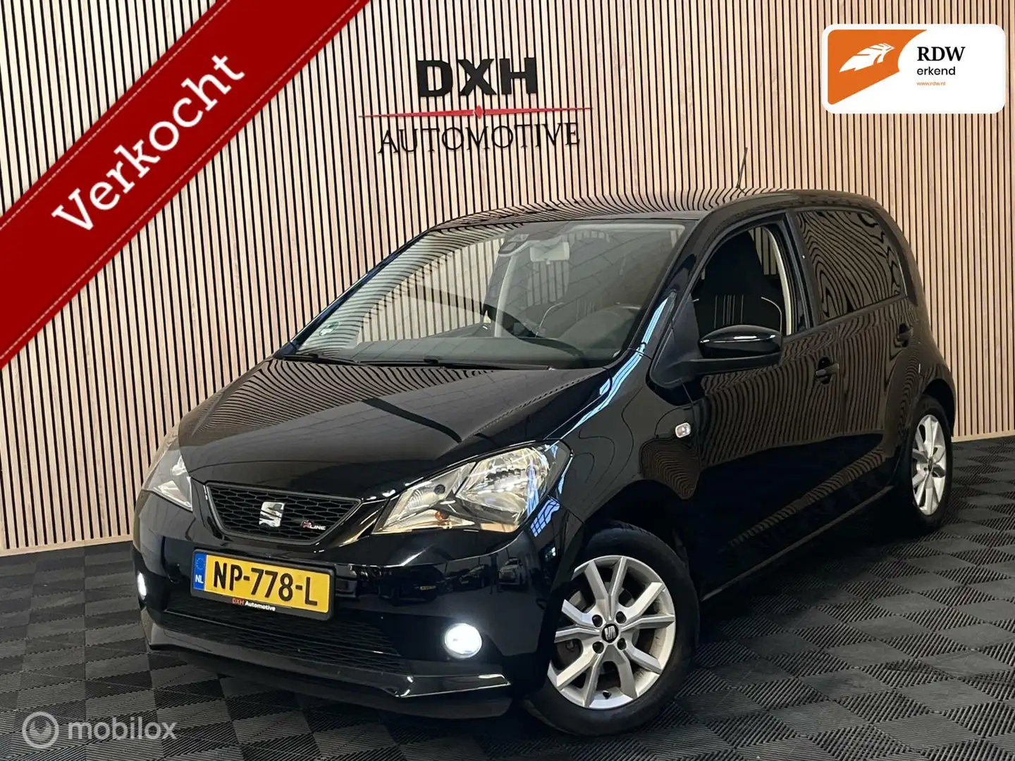 SEAT Mii 1.0 FR-Line AUTOMAAT 2eEIG! DEALER-OH BT PDC CRUIS Negro - 1