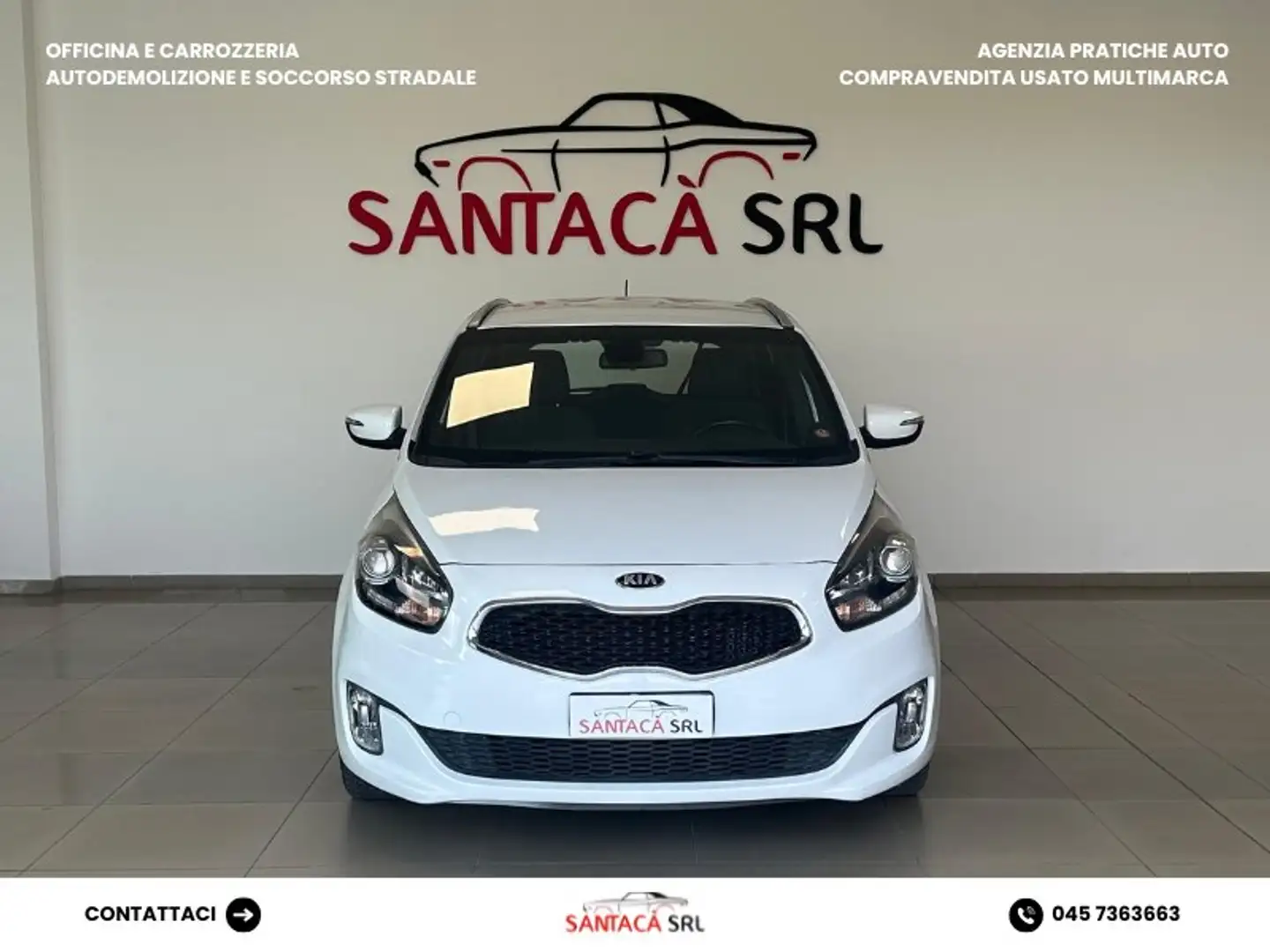 Kia Carens Carens 1.7 crdi Class 115 cv Bianco - 2