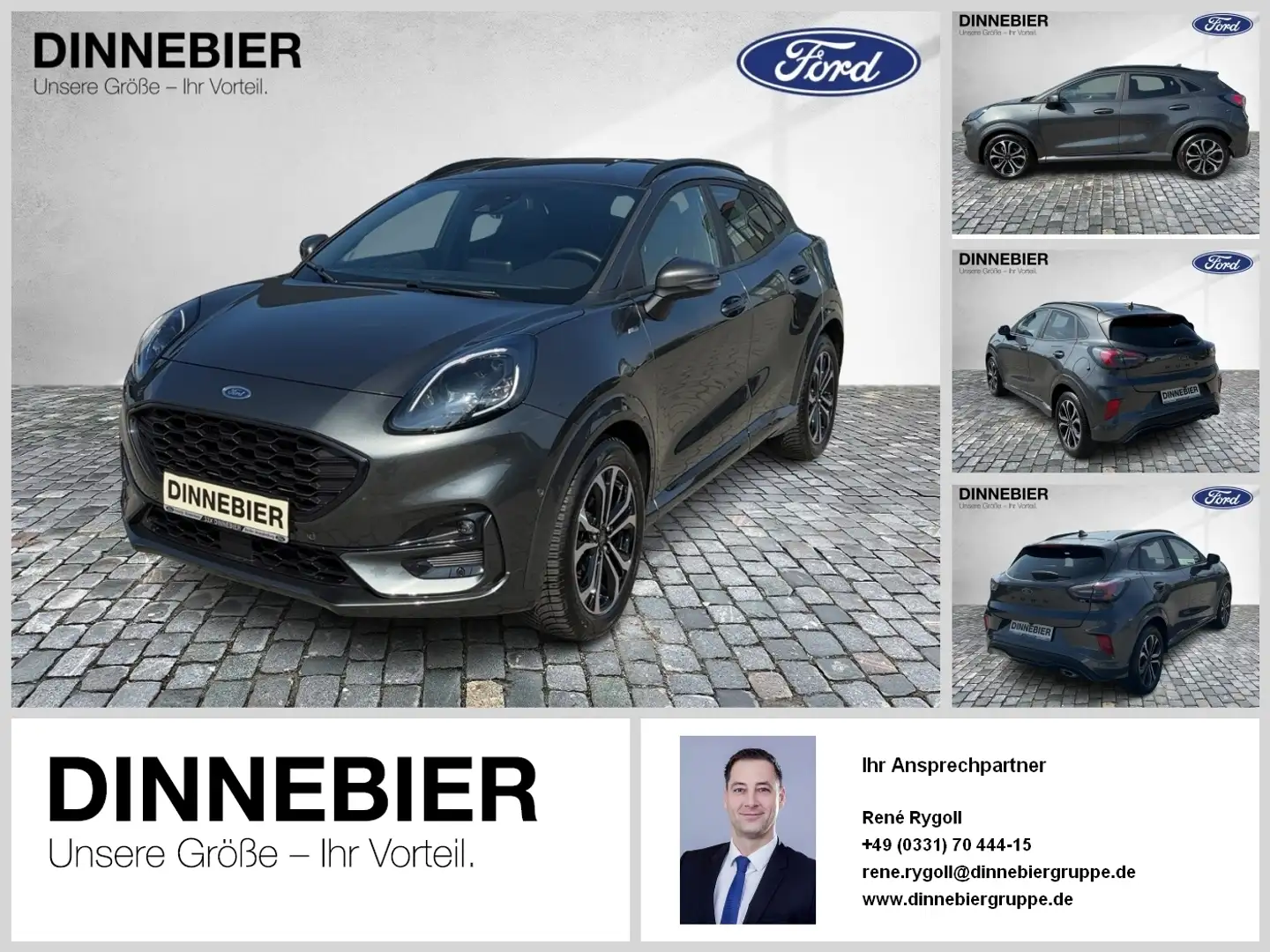 Ford Puma ST-Line X LED+Navi+Kamera+Winterpaket Gris - 1