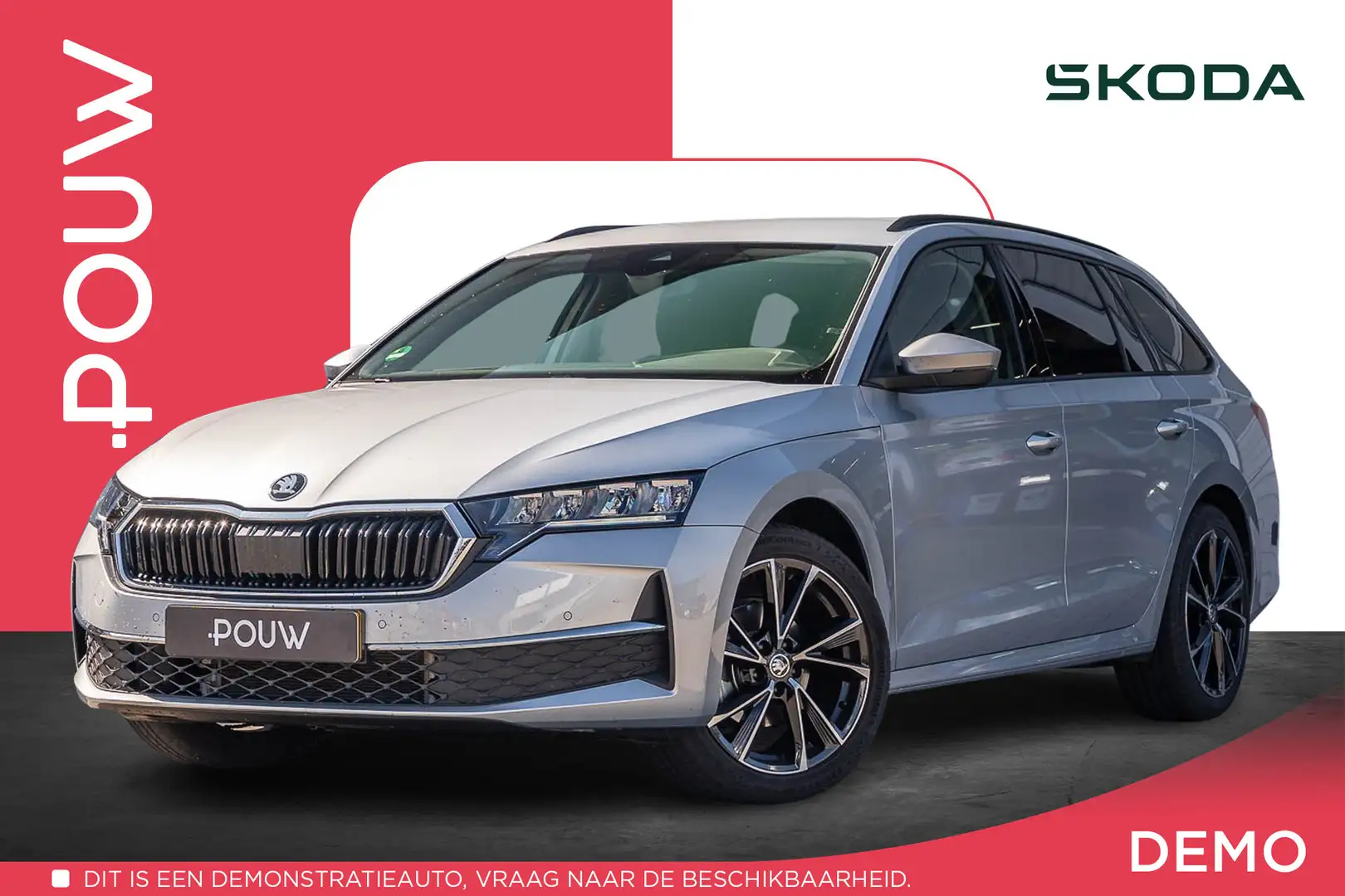 Skoda Octavia Combi 1.5 TSI 115pk Edition | Trekhaak Wegklapbaar Grijs - 1