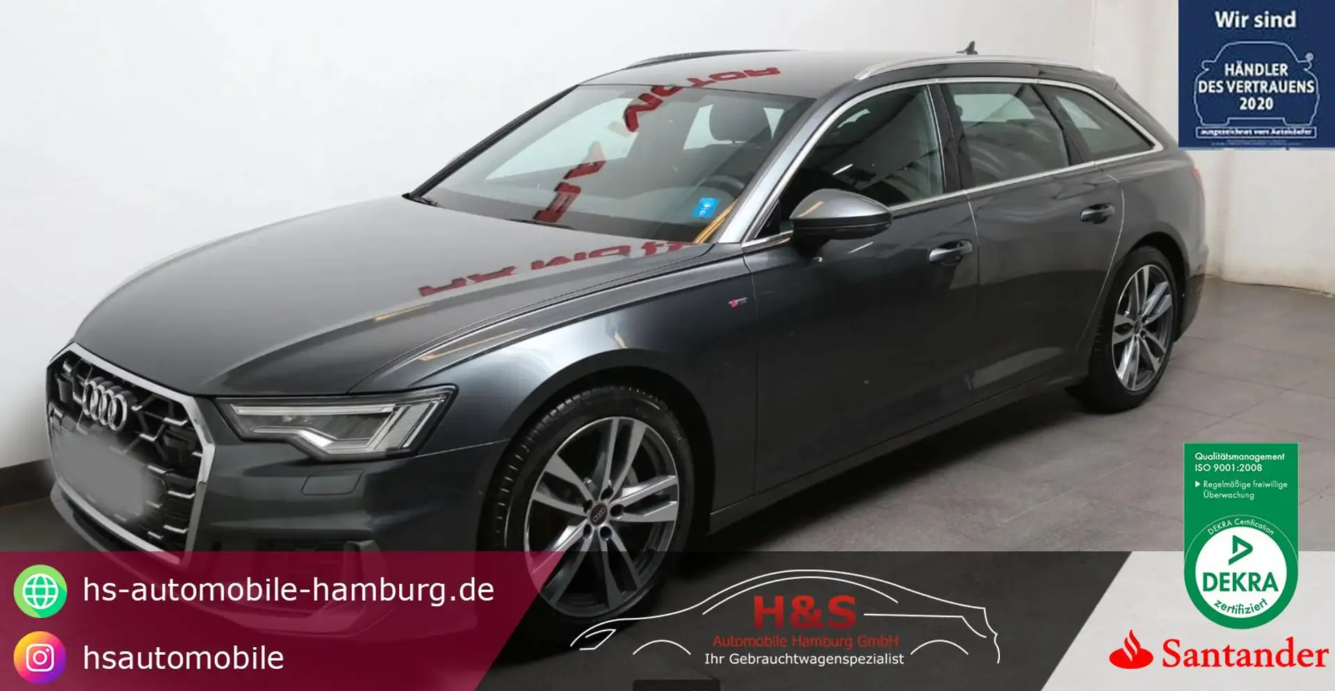 Audi A6 Avant 40 TDI quattro S line*KAMERA*Standheizung Grau - 1