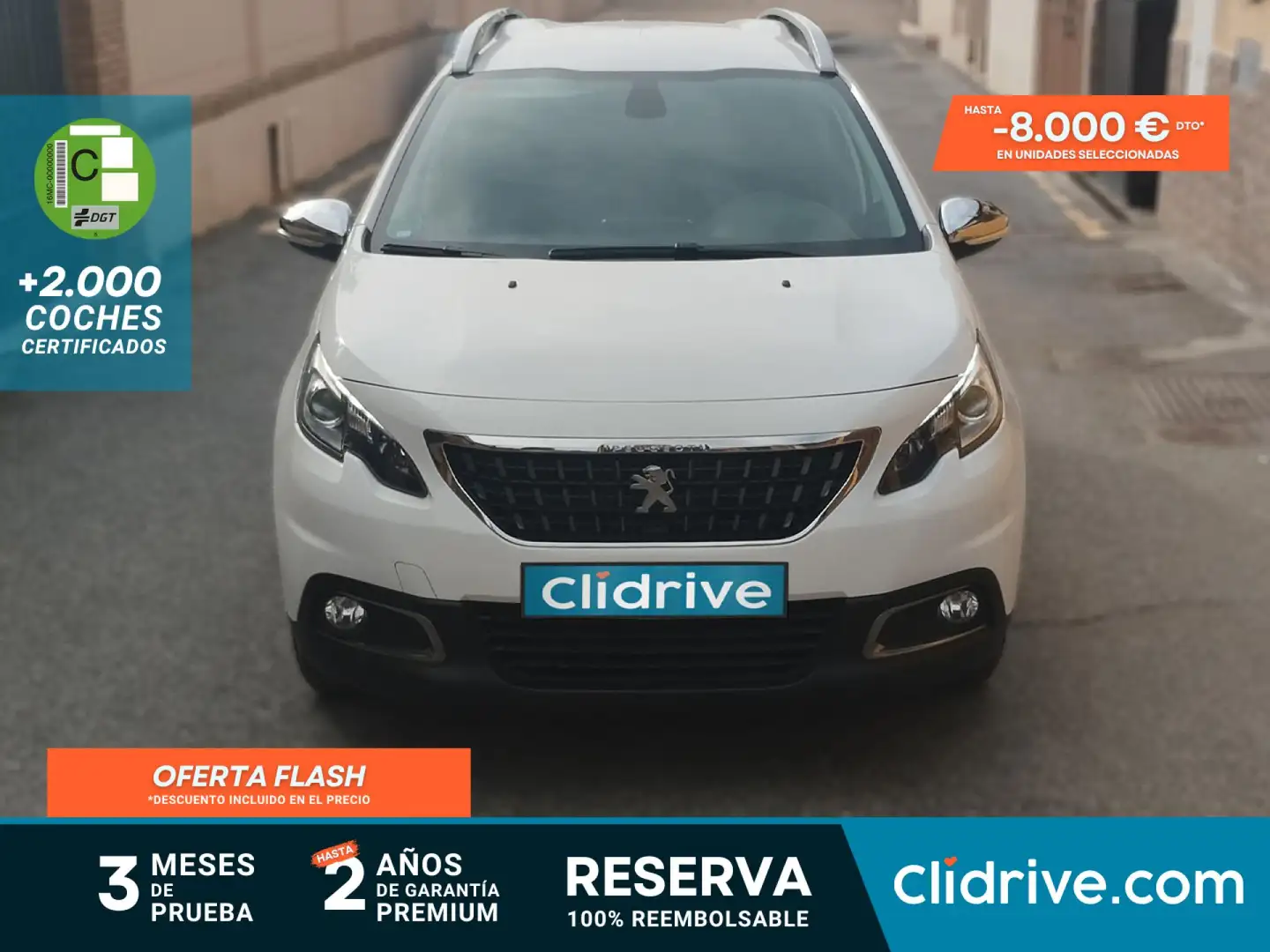 Peugeot 2008 1.5 BlueHDI S&S Style 100 Blanc - 1